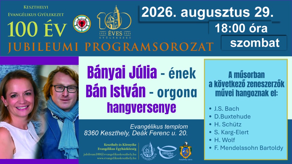 Finta Gergely Koncert -Keszthely Evangélikus